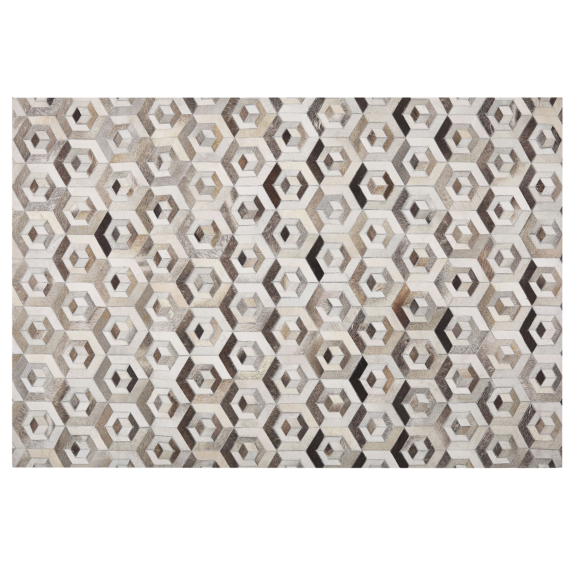 KURZFLOR-TEPPICH Tavak 200/140 cm - Braun, Fell (140/200cm) - Beliani
