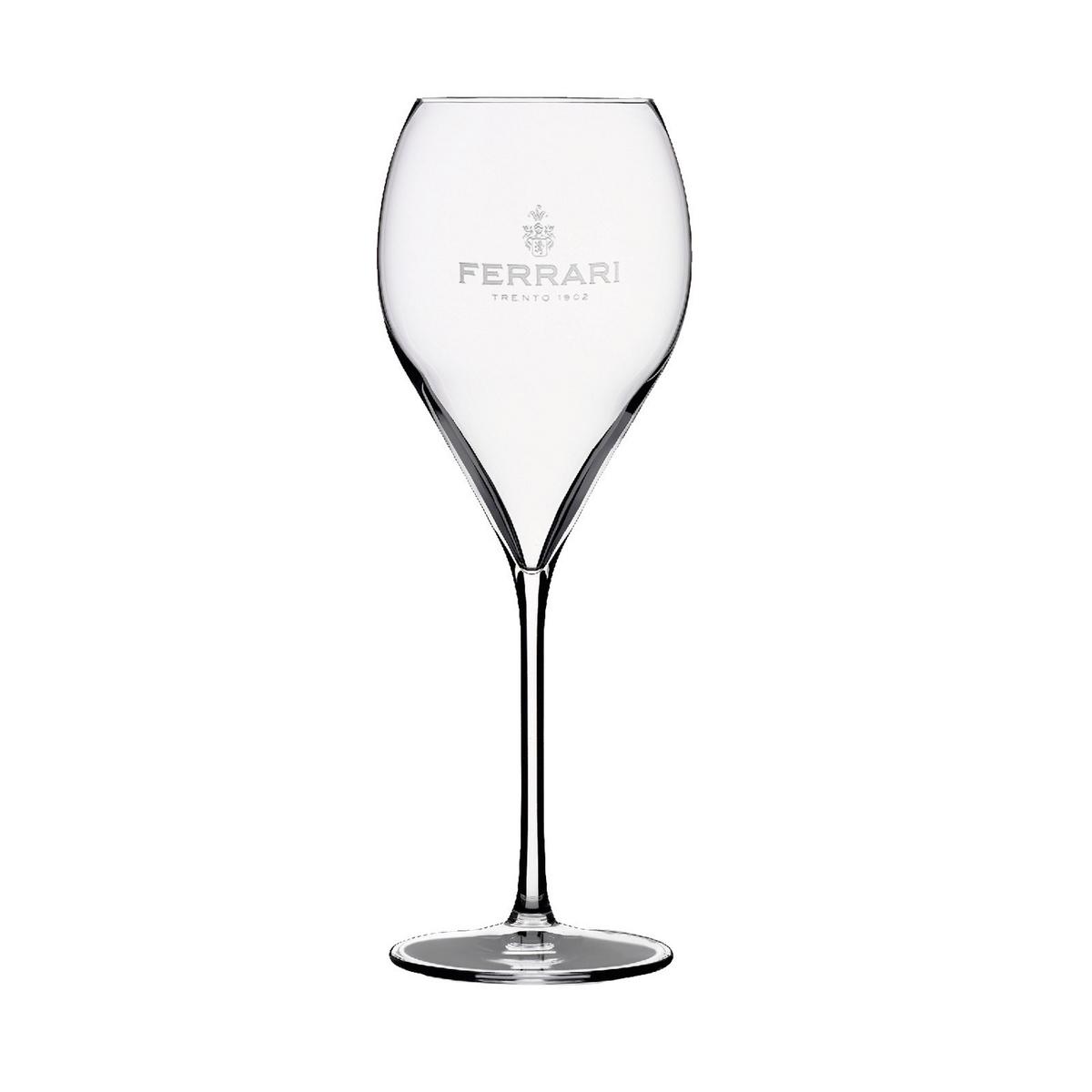 SCHAUMWEINGLÄSER Ferrari transparent 330 ml 6er Set - Transparent, Glas (0.33L) - Ferrari Trento