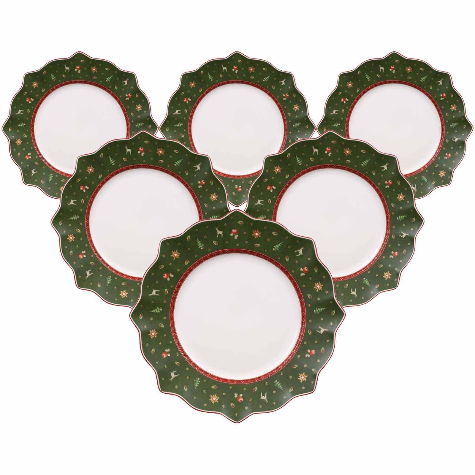 SPEISETELLER Toy's Delight grün ø 28,4 cm 6er Set - Grün, Keramik (28.4cm) - Villeroy & Boch