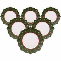 SPEISETELLER Toy's Delight grün ø 28,4 cm 6er Set - Grün, Keramik (28.4cm) - Villeroy & Boch