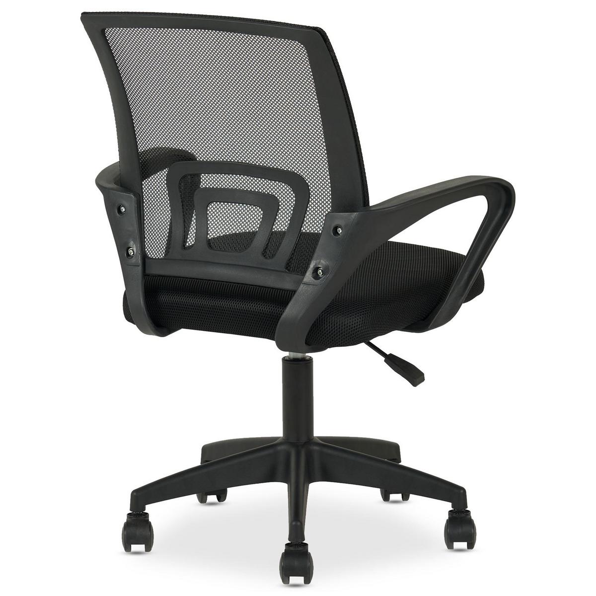 BÜRODREHSTUHL JAKE schwarz - Schwarz, Textil (60/86/53cm) - IDIMEX