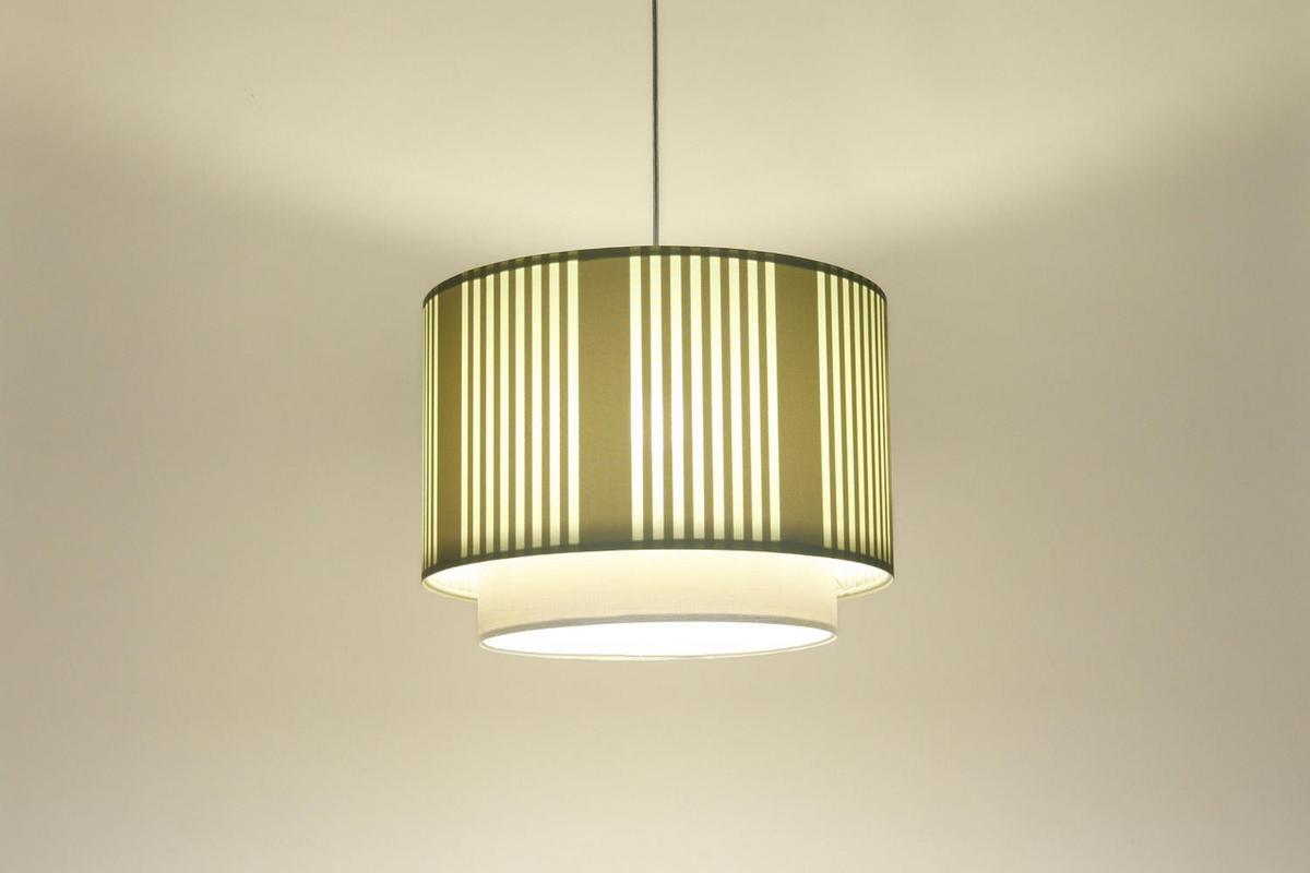 HÄNGELEUCHTE Grün 60/113 cm - Weiß/Grün, Kunststoff (42/1.2/113cm) - ONZENO