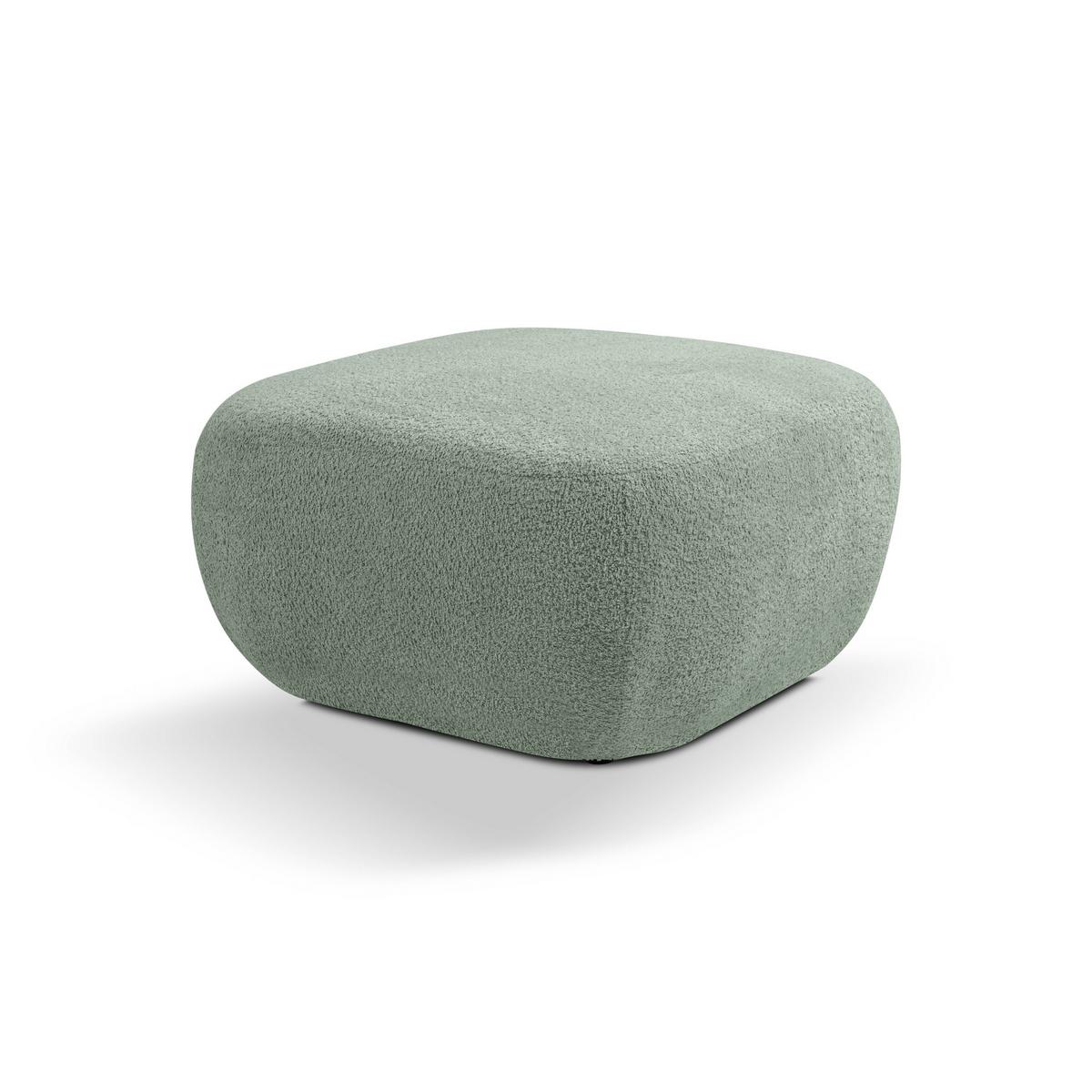 POLSTERHOCKER AMICO Modern Sitzhocker, Fußhocker Grün - Grün, Holzwerkstoff/Kunststoff (75/39/75cm) - MASSENO