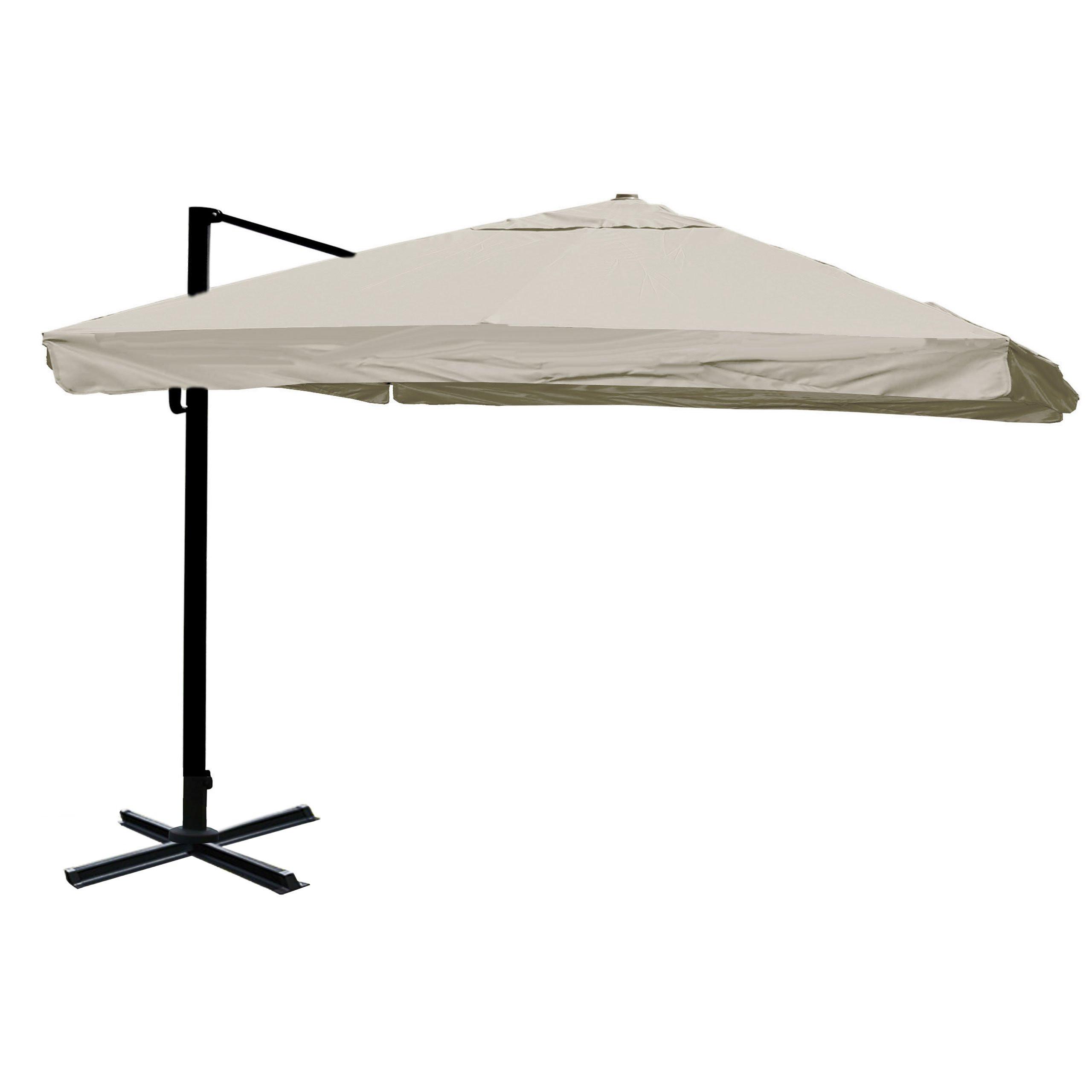 AMPELSCHIRM I Ecru 300/300 cm - Ecru, Textil (360/300cm) - MCW