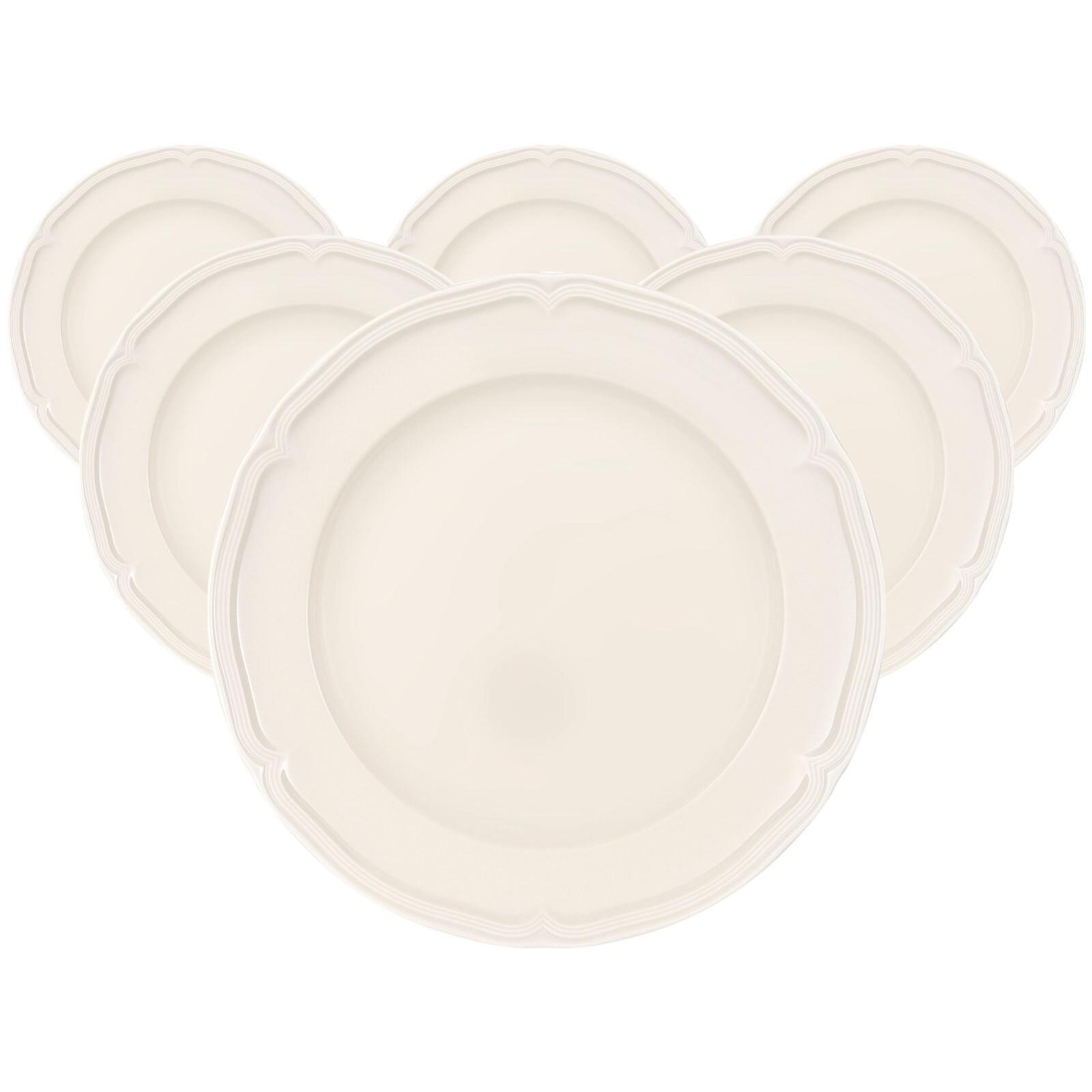 SPEISETELLER Manoir weiß ø 26,7 cm 6er Set - Weiß, Keramik (26.7cm) - Villeroy & Boch