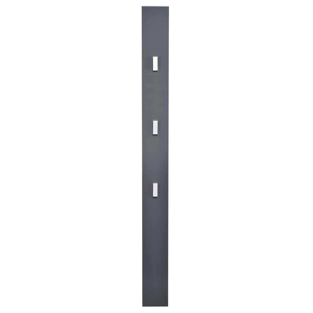 HAKENLEISTE Hansnes - Grau, Holzwerkstoff/Metall (15/165/3cm) - [en.casa]