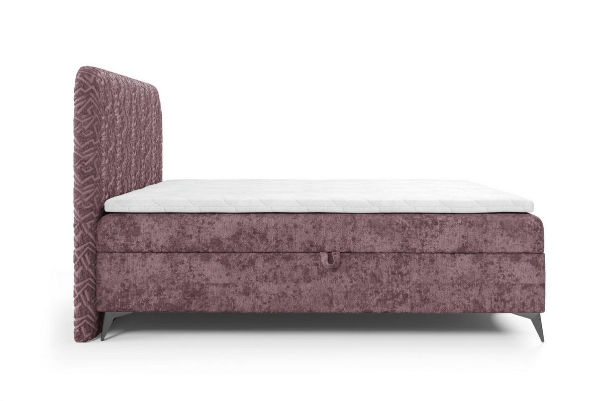 BOXBETT Triana - Rosa, Holzwerkstoff/Textil (180/200cm) - Fun Möbel