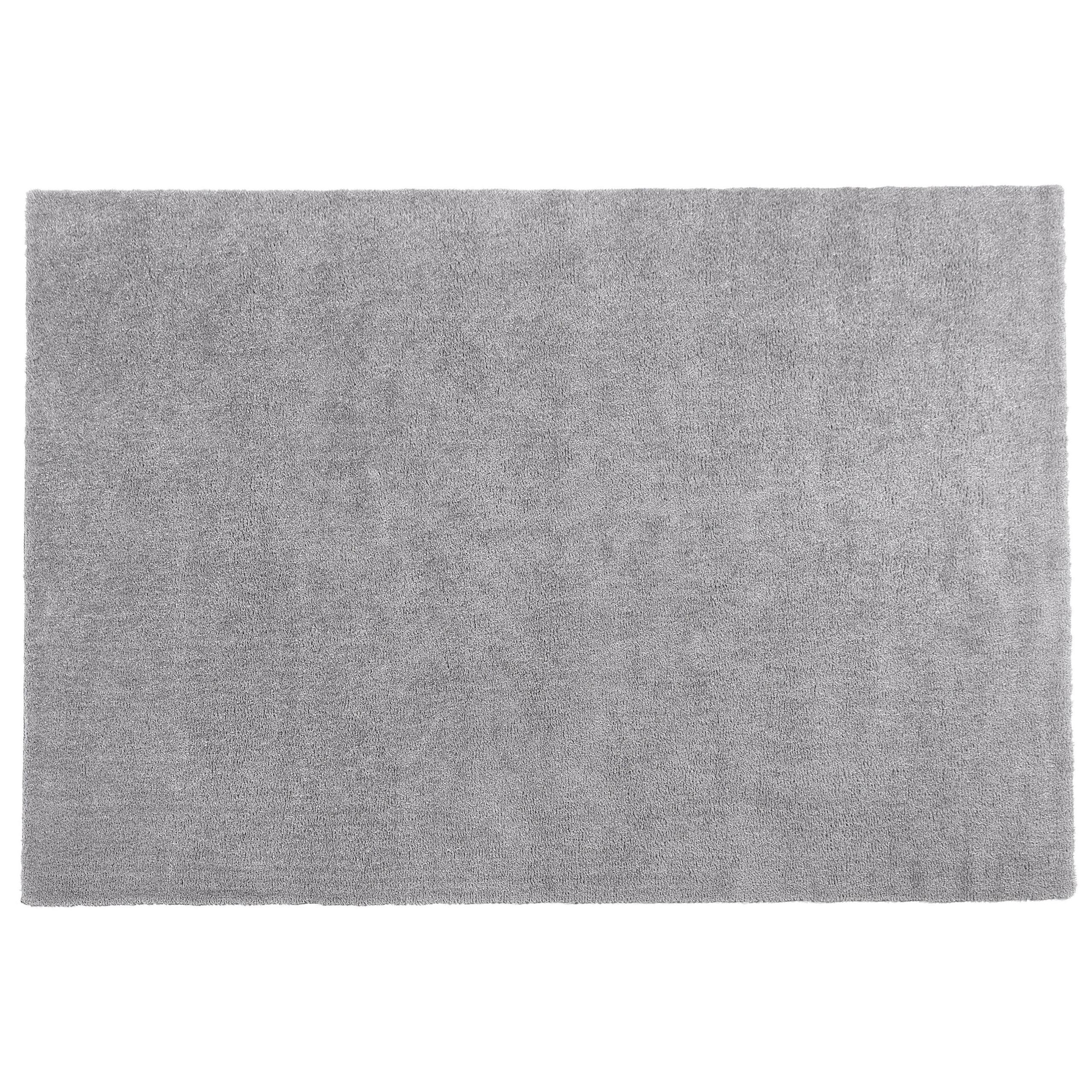 SHAGGY-TEPPICH Demre 200/140 cm - Grau, Kunststoff (140/200cm) - Beliani