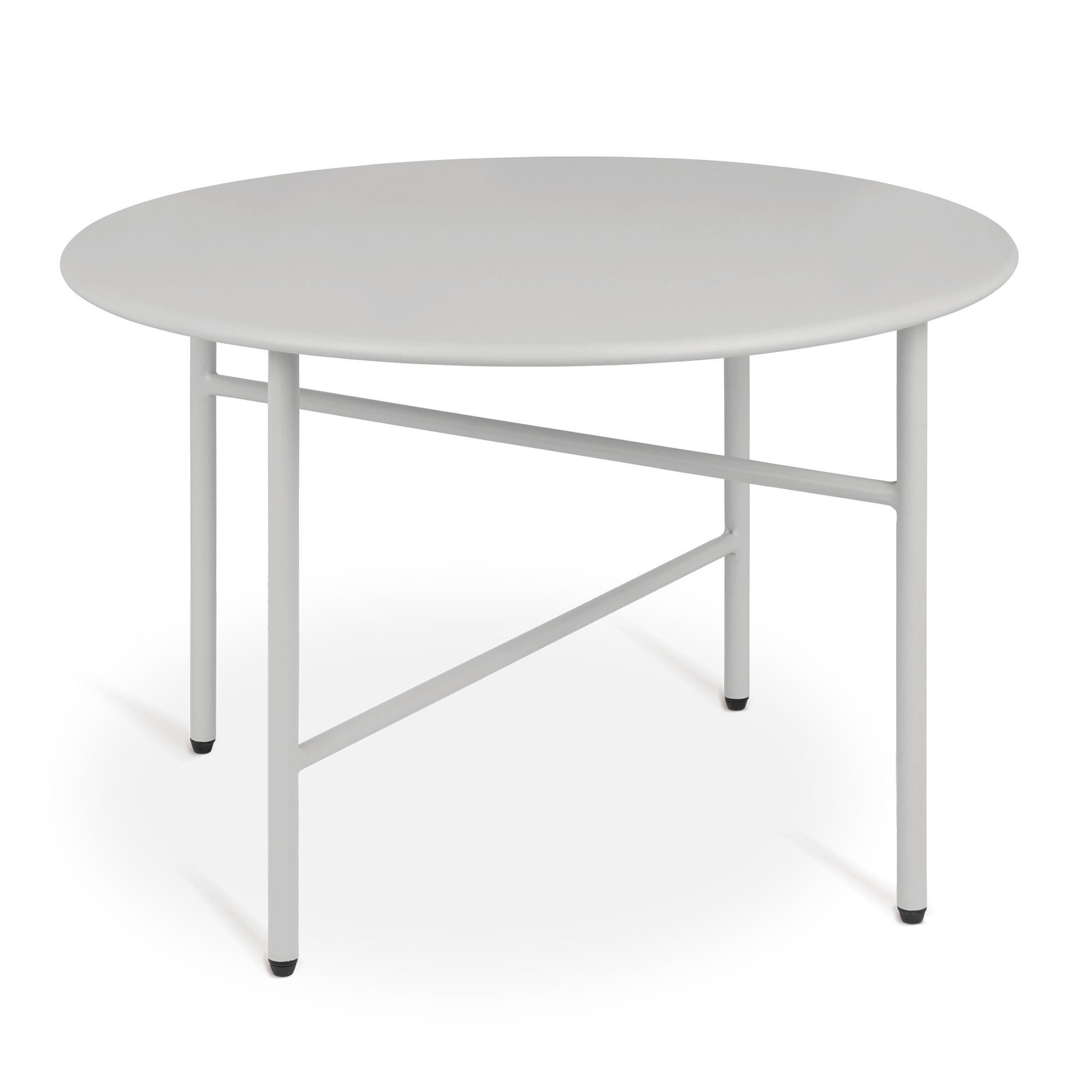 BEISTELLTISCH Finn Ø 53/36 cm Hellgrau - Hellgrau, Metall (53/53/36cm) - BoMoe