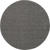 TEPPICH Flachgewebe CIMA in Grau, einfarbig, Ø 120 cm - Grau, Textil (120/120cm) - KADIMA DESIGN