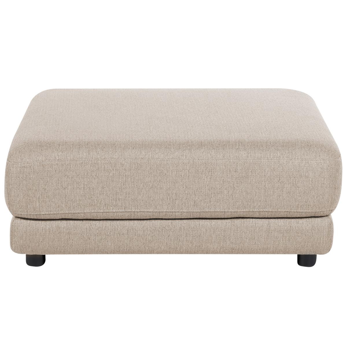 OTTOMANE Stoff Beige Sigtuna - Beige, Textil (102/43/102cm) - Beliani