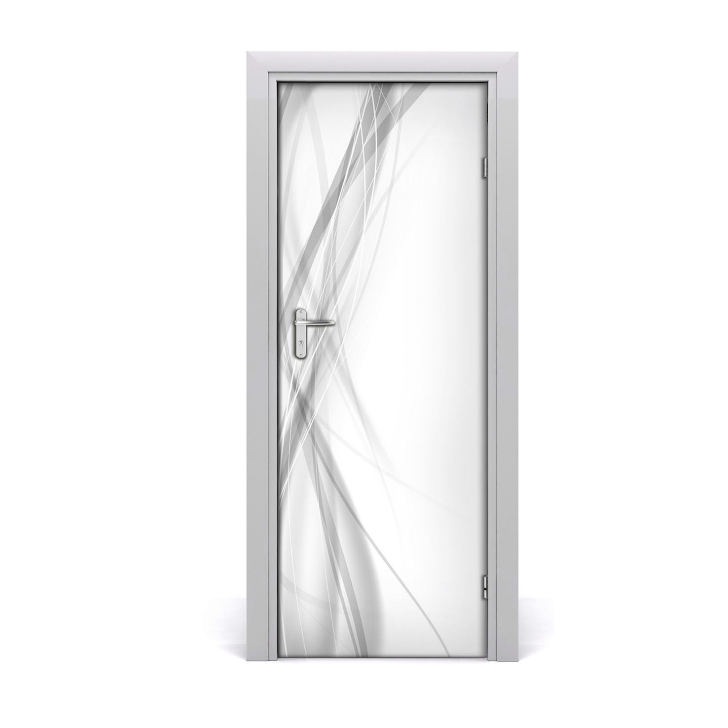 TÜRAUFKLEBER 75x205 cm Dekorativ für Türen - Hellgrau, Kunststoff (75/205/0.01cm) - TULUP