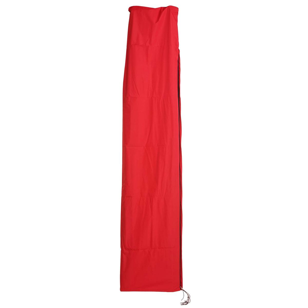 SCHUTZHÜLLE MCW FÜR AMPELSCHIRM Rot - Rot, Textil (60/240/60cm) - MCW