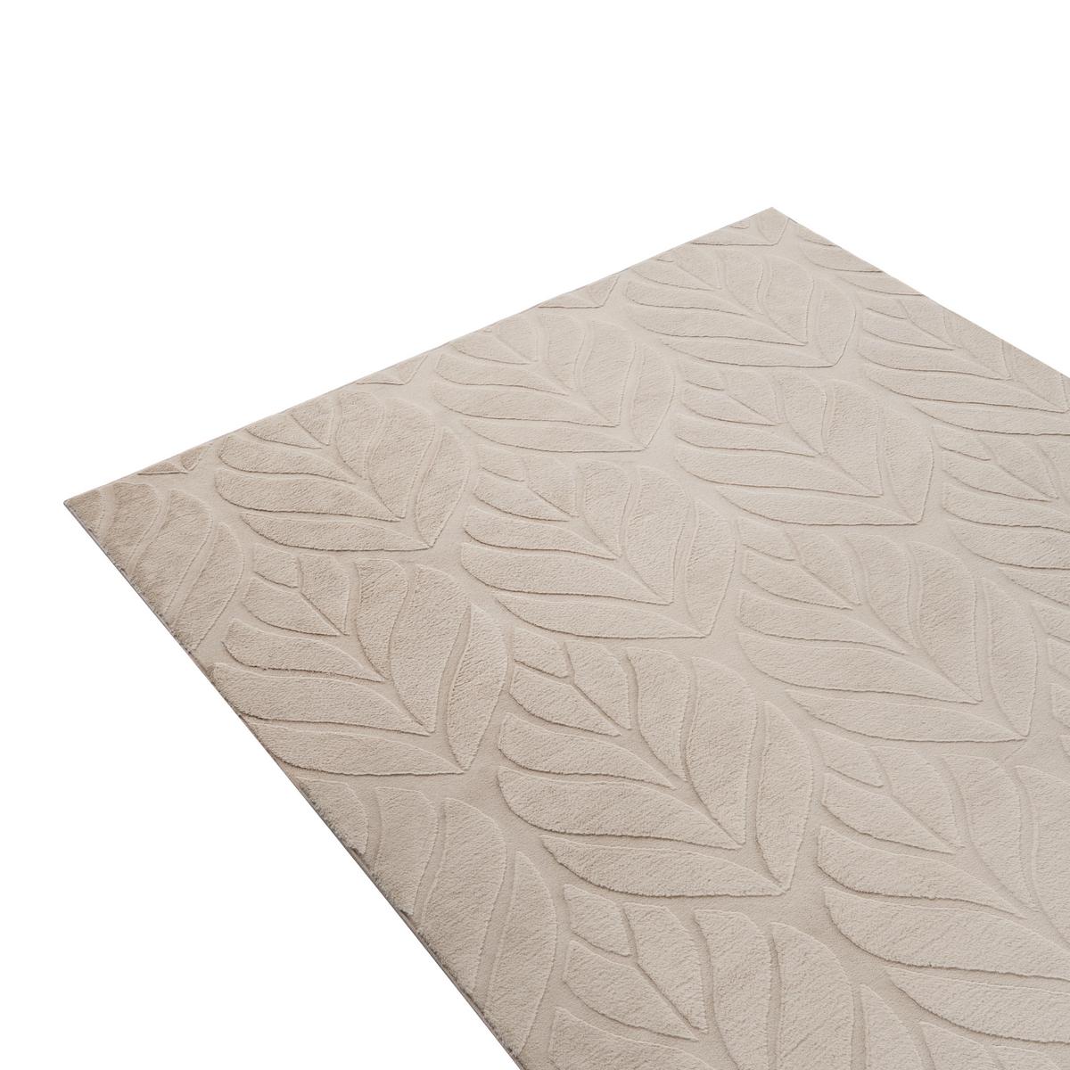 KUNSTFELLTEPPICH Beige 160/160 cm Mitchell - Beige, Kunststoff (160/160cm) - Beliani