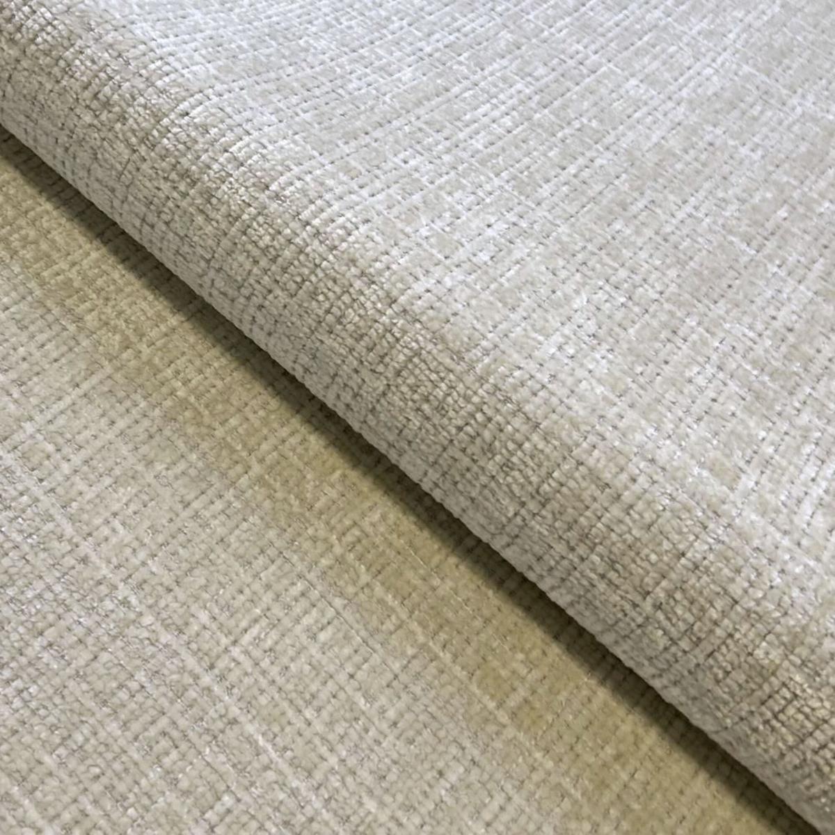 ECKSOFA Melvano mit Schlaffunktion und Bettkasten im Japandi-Stil aus weichem Beige Chenille-Stoff - Creme/Schwarz, Holz/Kunststoff (145/240cm) - S-Style