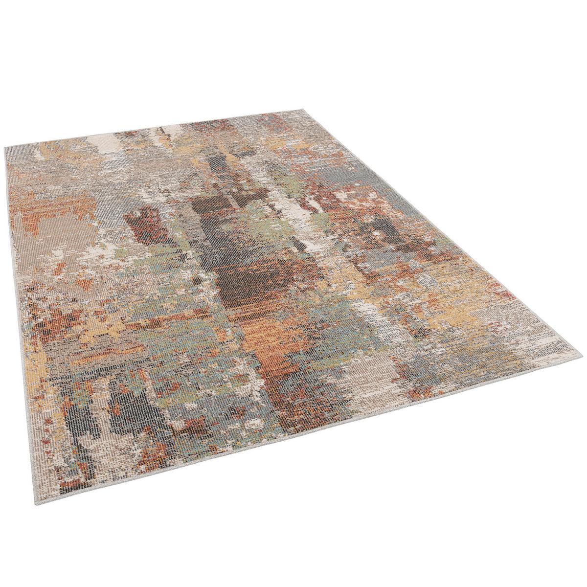 DESIGNER IN UND OUTDOOR TEPPICH VINTAGE MUSTER - Naturfarben, Textil (120/170cm) - Pergamon