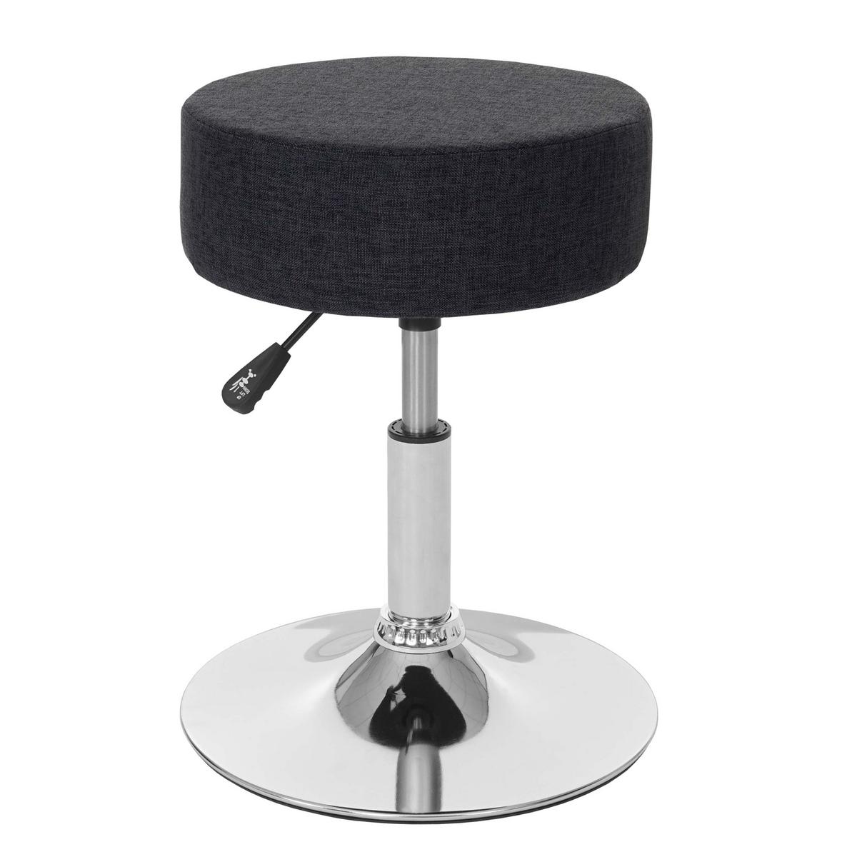 HOCKER Anthrazit 2er-Set - Anthrazit, Textil (35/55/35cm) - MCW