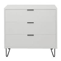 KOMMODE Erna 81x45x82 Kreidegrau matt Lack - Hellgrau, Holzwerkstoff (81/82/45cm) - 58aufmkessel