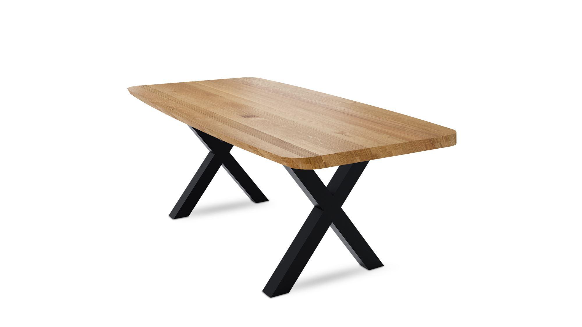 MASSIVHOLZTISCH Danette 3 220x79x100 Esszimmertisch Wildeiche geölt - Wildeiche, Holz (220/79/100cm) - 58aufmkessel
