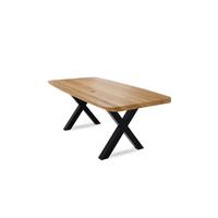 MASSIVHOLZTISCH Danette 3 220x79x100 Esszimmertisch Wildeiche geölt - Wildeiche, Holz (220/79/100cm) - 58aufmkessel