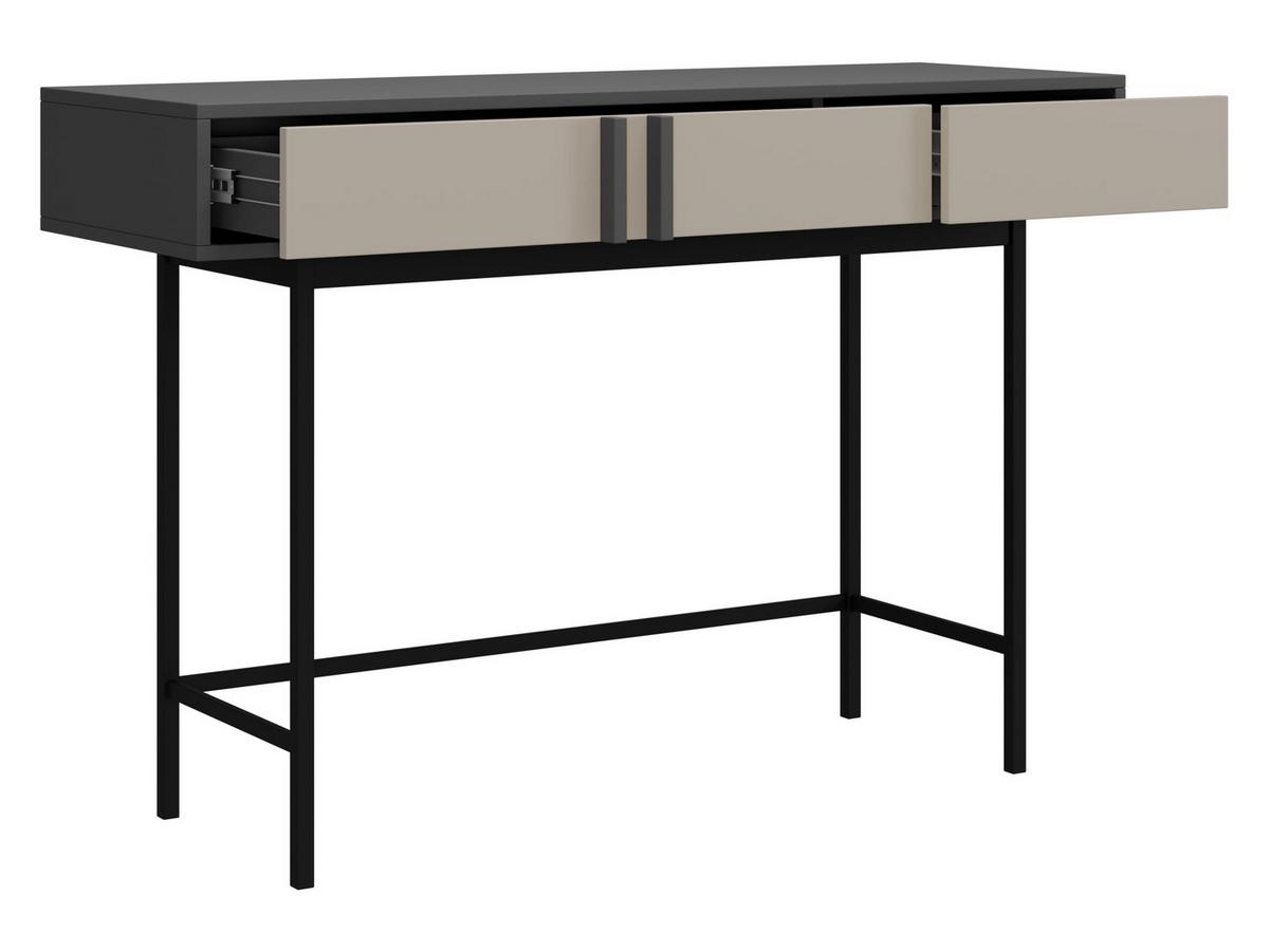 KONSOLENTISCH Alsy AL11 - Eichefarben/Anthrazit, Holzwerkstoff/Kunststoff (43/123/83cm) - MIRJAN24