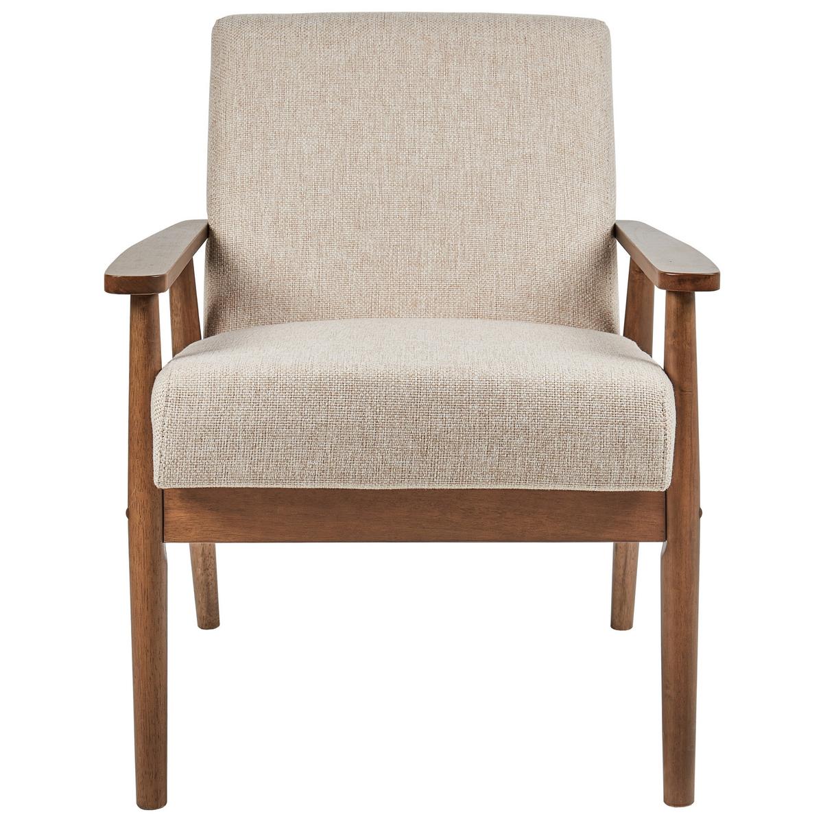 SESSEL Beige Esrum - Beige, Textil (62/79/80cm) - Beliani