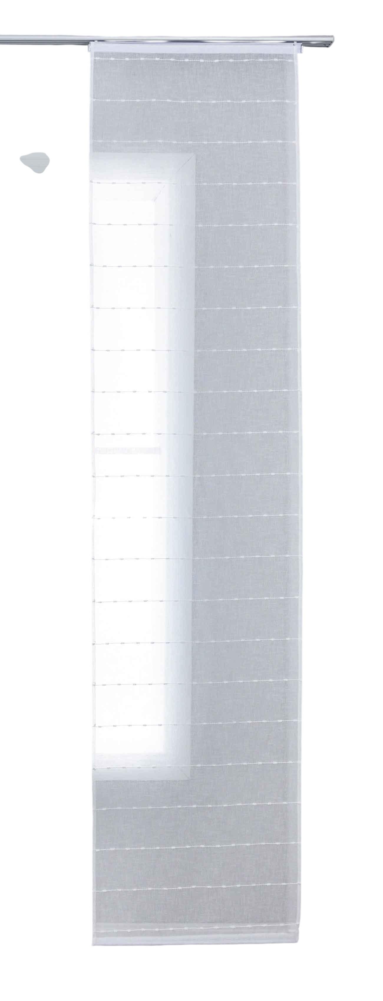 SCHIEBEVORHANG »Kassel« HxB 245x60 cm Natur - Naturfarben, Textil (60/245cm) - Gardinenbox