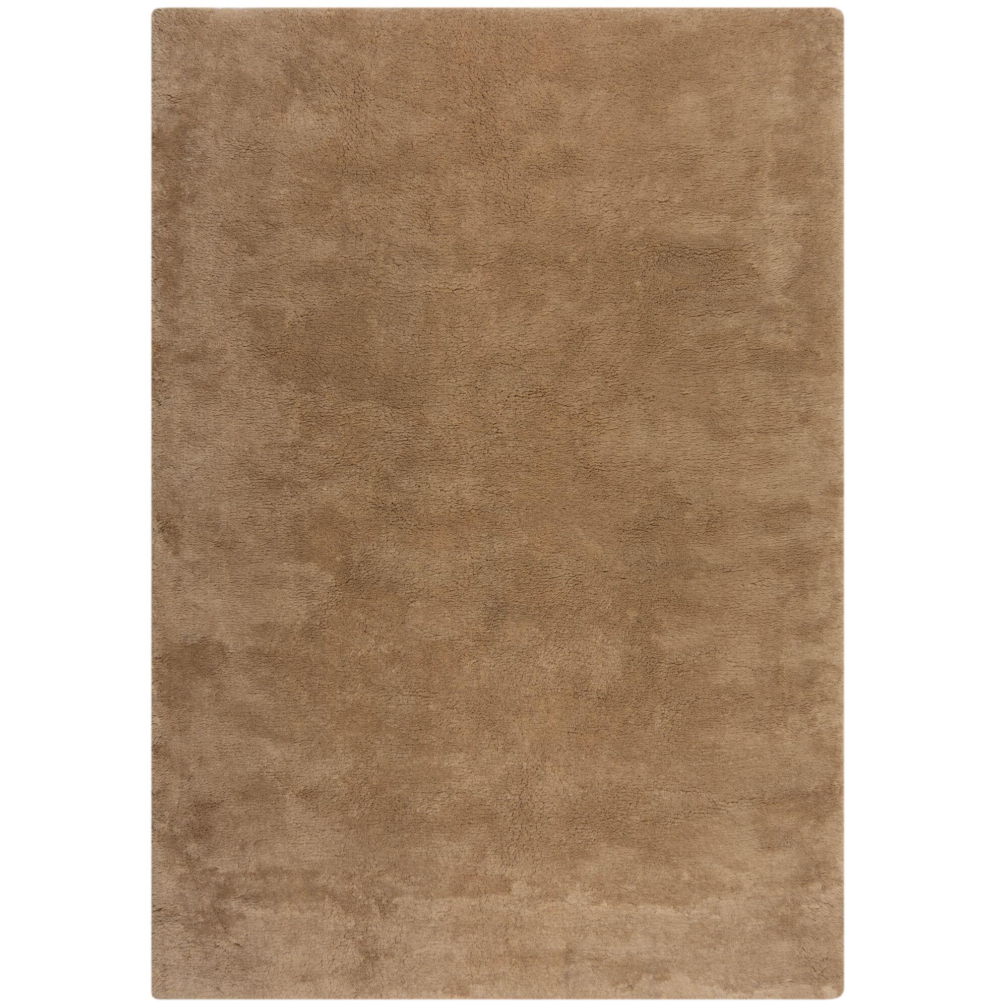 TEPPICH Waschbar LUNE, einfarbig, Mokka, 160 x 230 cm - Braun, Textil (160/230cm) - KADIMA DESIGN