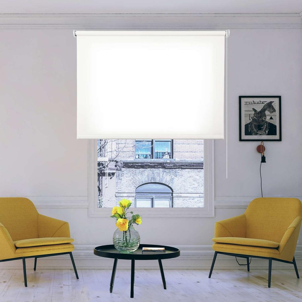 ROLLO Weiß, 60 cm x 180 cm - Weiß, Kunststoff (60/180cm) - STORESDECO