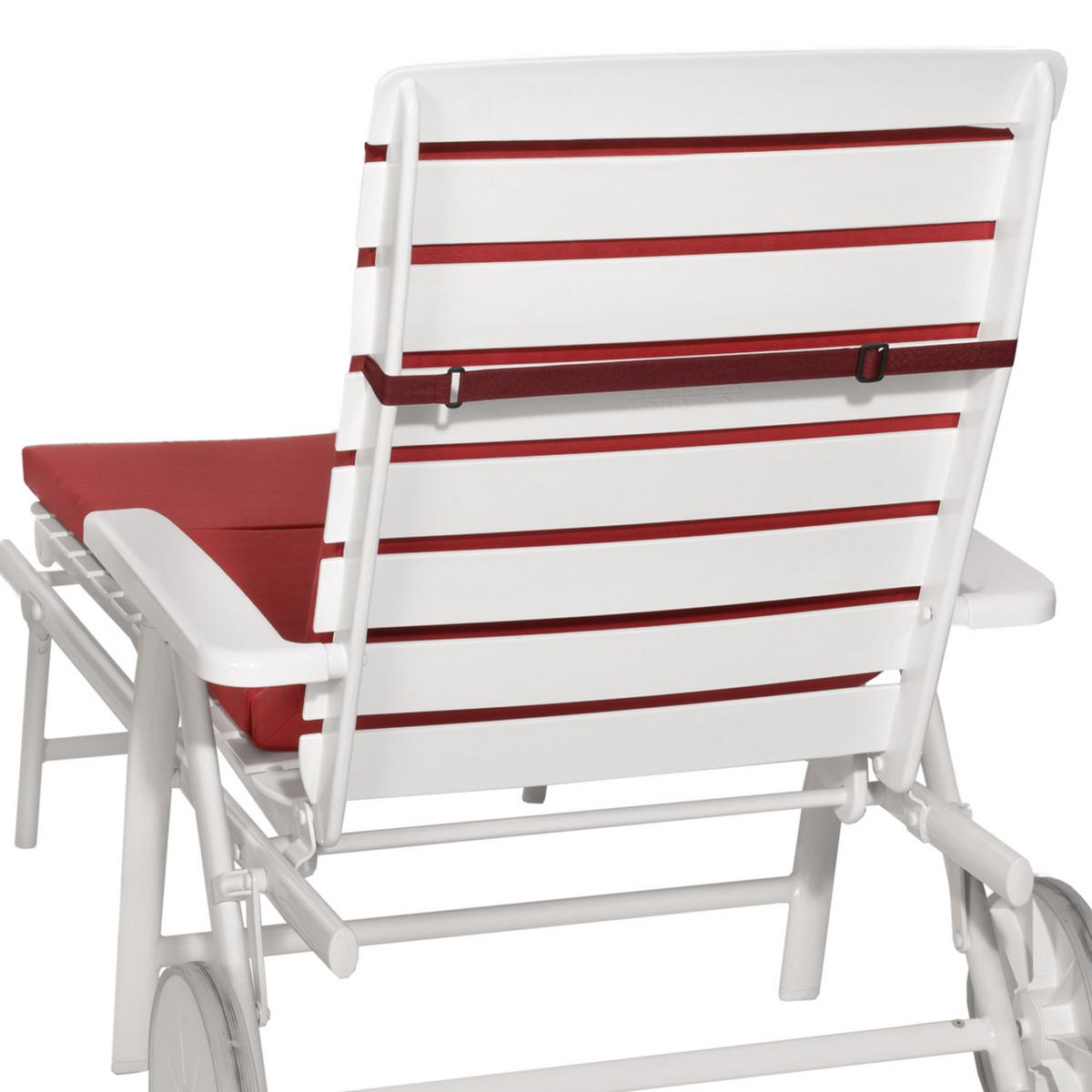 ROLLLIEGENAUFLAGE Loft RL 200/60/5 cm Rot - Rot, Textil (60/5/200cm) - Beautissu 