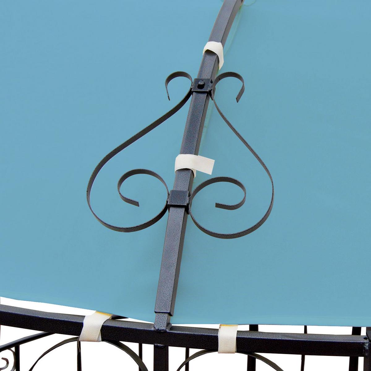 PERGOLA CABRERA Türkis - Türkis, Metall (296/330/293cm) - MCW