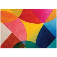 FOTOTAPETE Art Deco Geometrisch Bunt 250x175 cm - Multicolor, Papier (250/175cm) - Wallarena