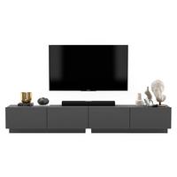 TV-LOWBOARD 2-er Set Enjoy Grau Matt Loft 120 cm - Grau, Holzwerkstoff (240/37/35cm) - Meble Lindner