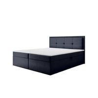 BOXBETT Degna - Schwarz, Holzwerkstoff/Textil (160/200cm) - Fun Möbel