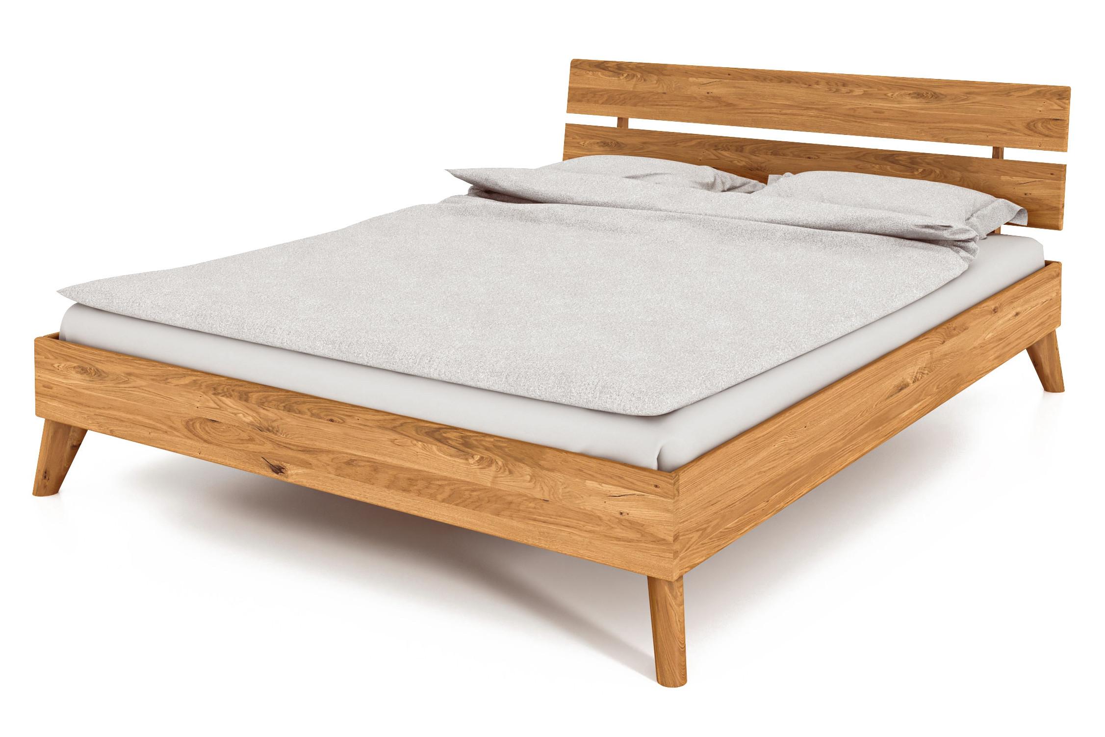 GREG 2 BETT Wildeiche - Wildeiche, Holz (80/200cm) - byoak