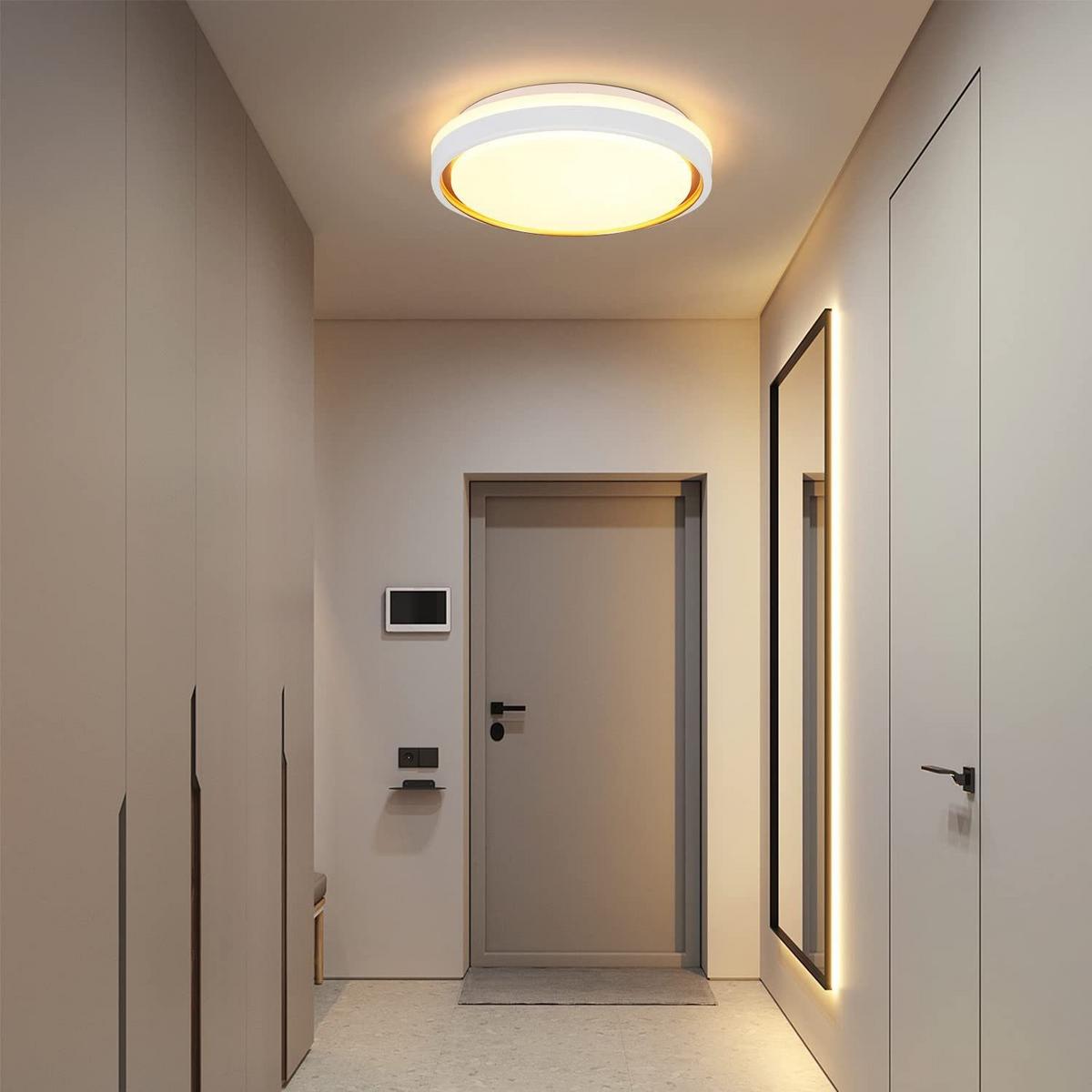 LED-DECKENLEUCHTE Daniel 30/30/6 cm - Weiß, Kunststoff (30/30/6cm) - Nettlife