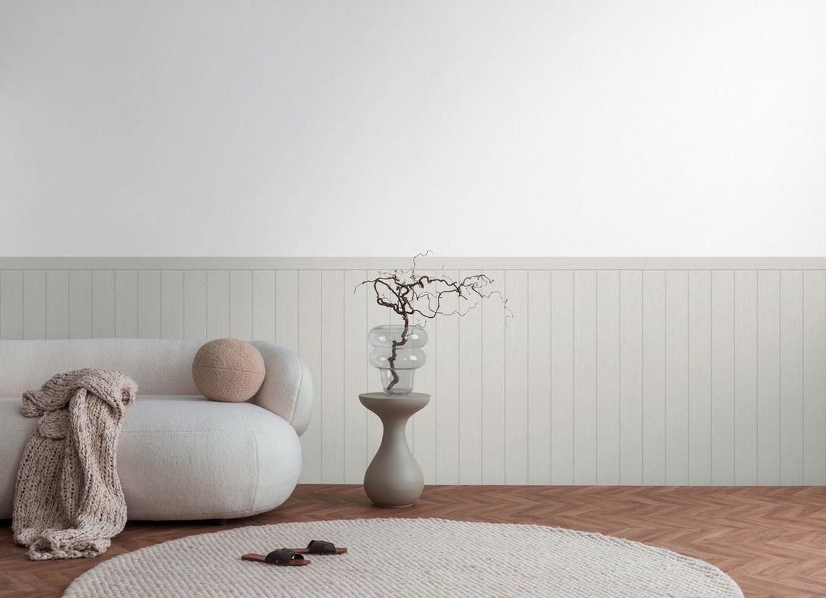 VLIESTAPETE Grau 106/500 cm - Grau, Textil (106/1cm) - KUNSTLOFT