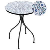 BISTROTISCH 60/60 cm Metall Schwarz Chapeco - Schwarz, Metall (60/60/75cm) - Beliani