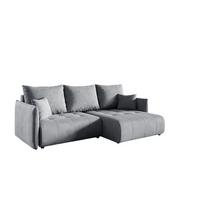 ECKSOFA Canio - Grau, Holzwerkstoff/Textil (221/153cm) - Fun Möbel