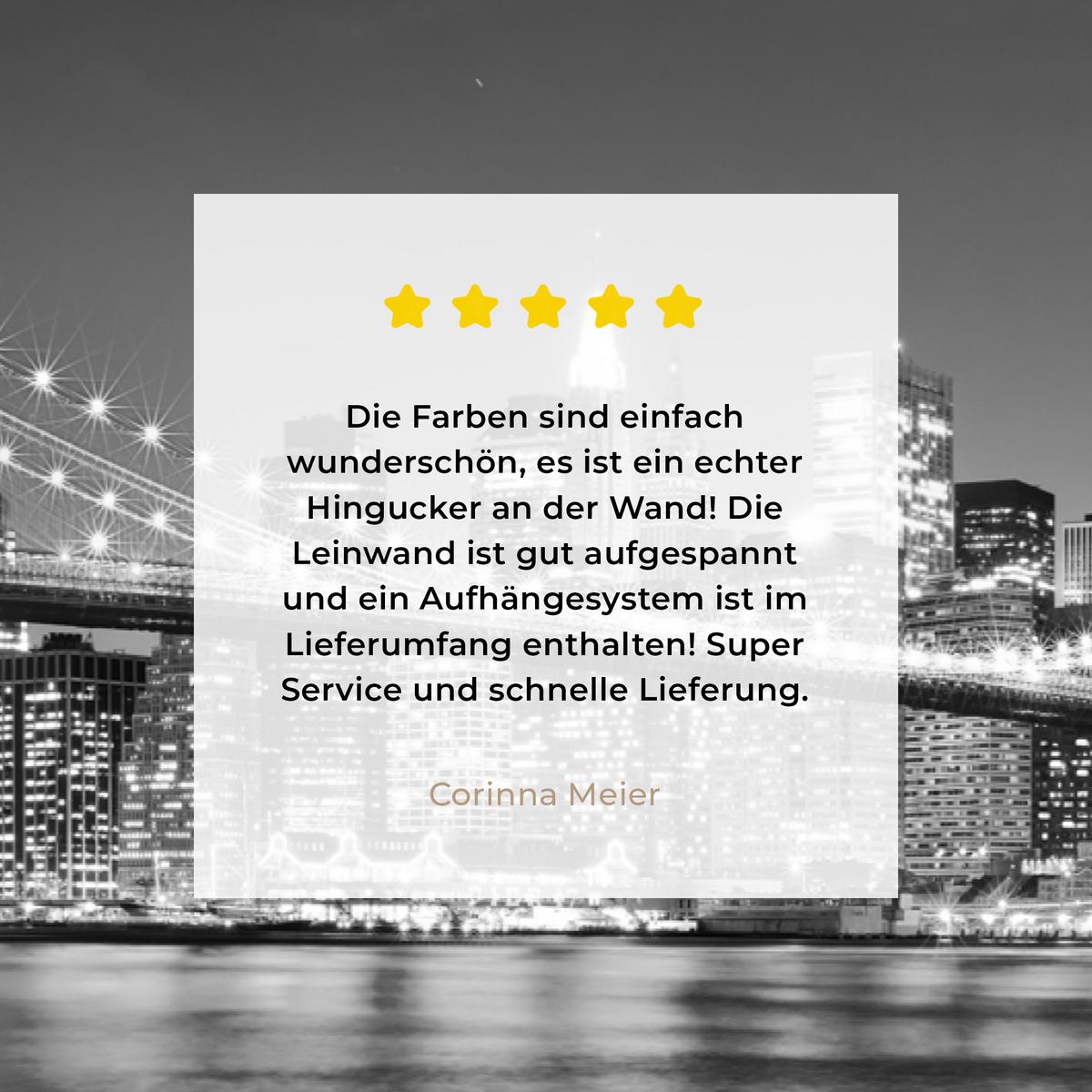 LEINWANDBILD New York - Brücke - Brooklyn - Schwarz und weiß - Architektur Groß 140x90 cm - Schwarz, Textil (140/90cm) - MuchoWow