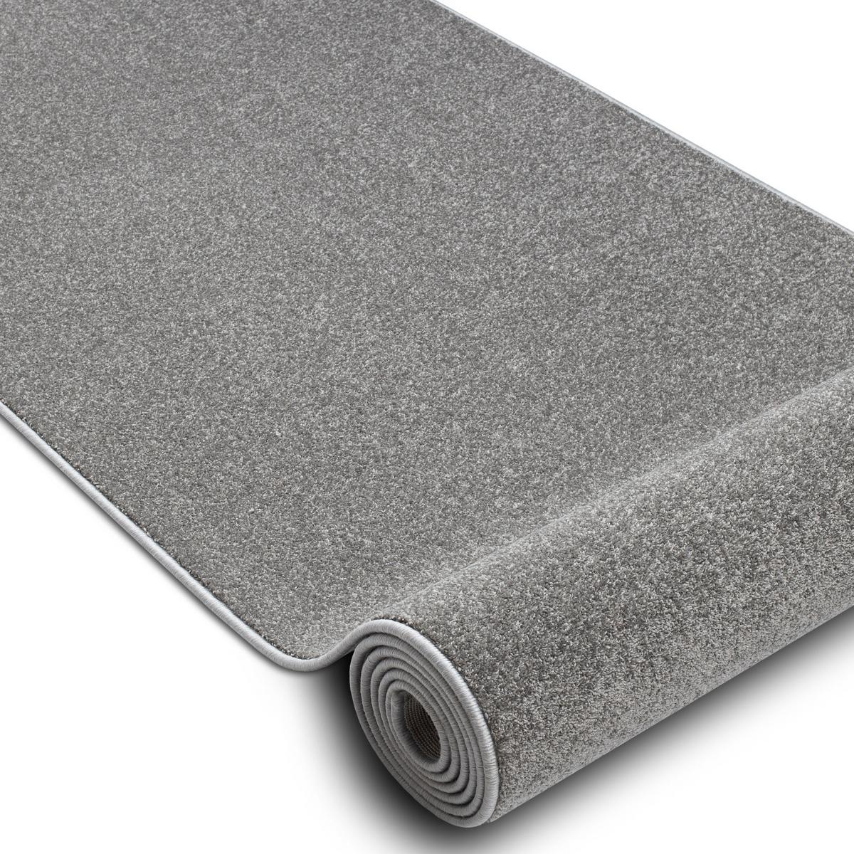 LÄUFER KARMEL Glatt, 70/100 cm - Grau, Textil (70/100cm) - rugsX