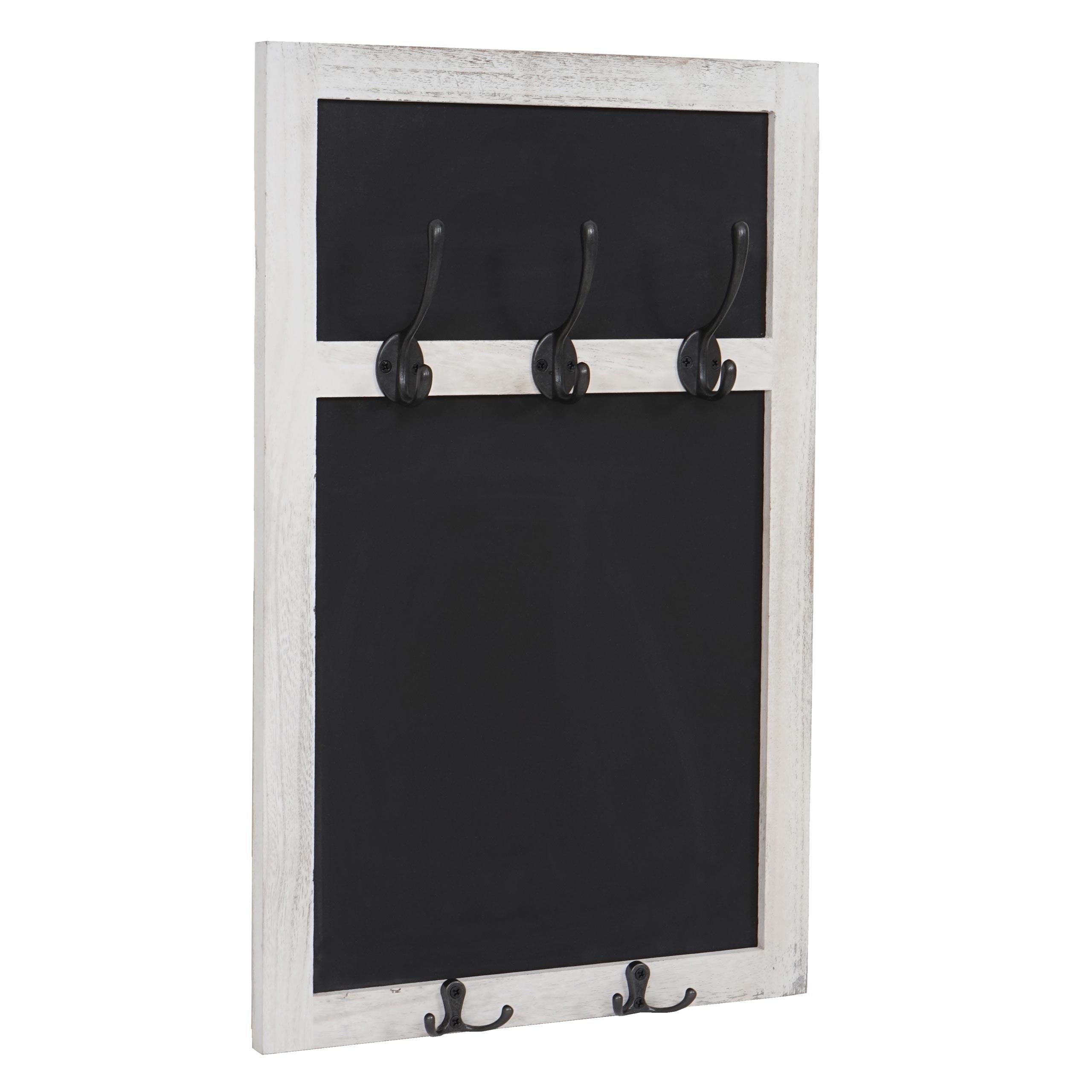 WANDGARDEROBE MIT KREIDETAFEL Weiß - Weiß, Holz (34/55/7cm) - MCW