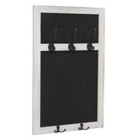 WANDGARDEROBE MIT KREIDETAFEL Weiß - Weiß, Holz (34/55/7cm) - MCW