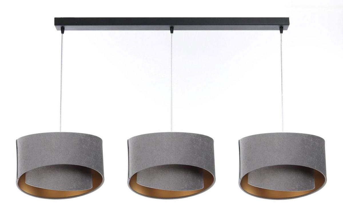 HÄNGELEUCHTE Grau 30/18 cm - Grau, Kunststoff (30/0.3/18cm) - ONZENO