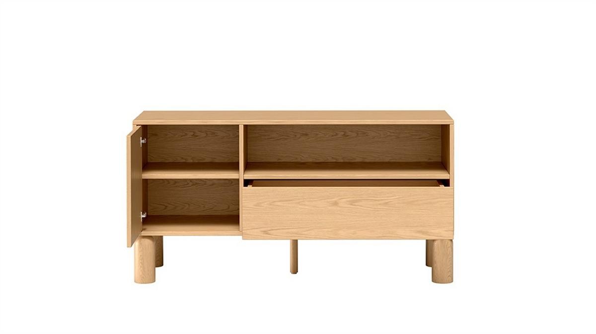 LOWBOARD SABBIA 120/61,6/40,6 cm, Eichefarben - Eichefarben, Holzwerkstoff (120/61.6/40.6cm) - MASSENO