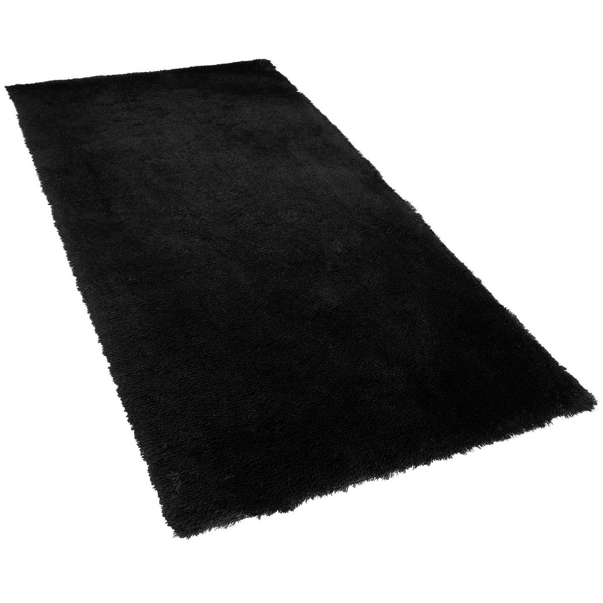 SHAGGY-TEPPICH Evren 150/80 cm - Schwarz, Kunststoff (80/150cm) - Beliani
