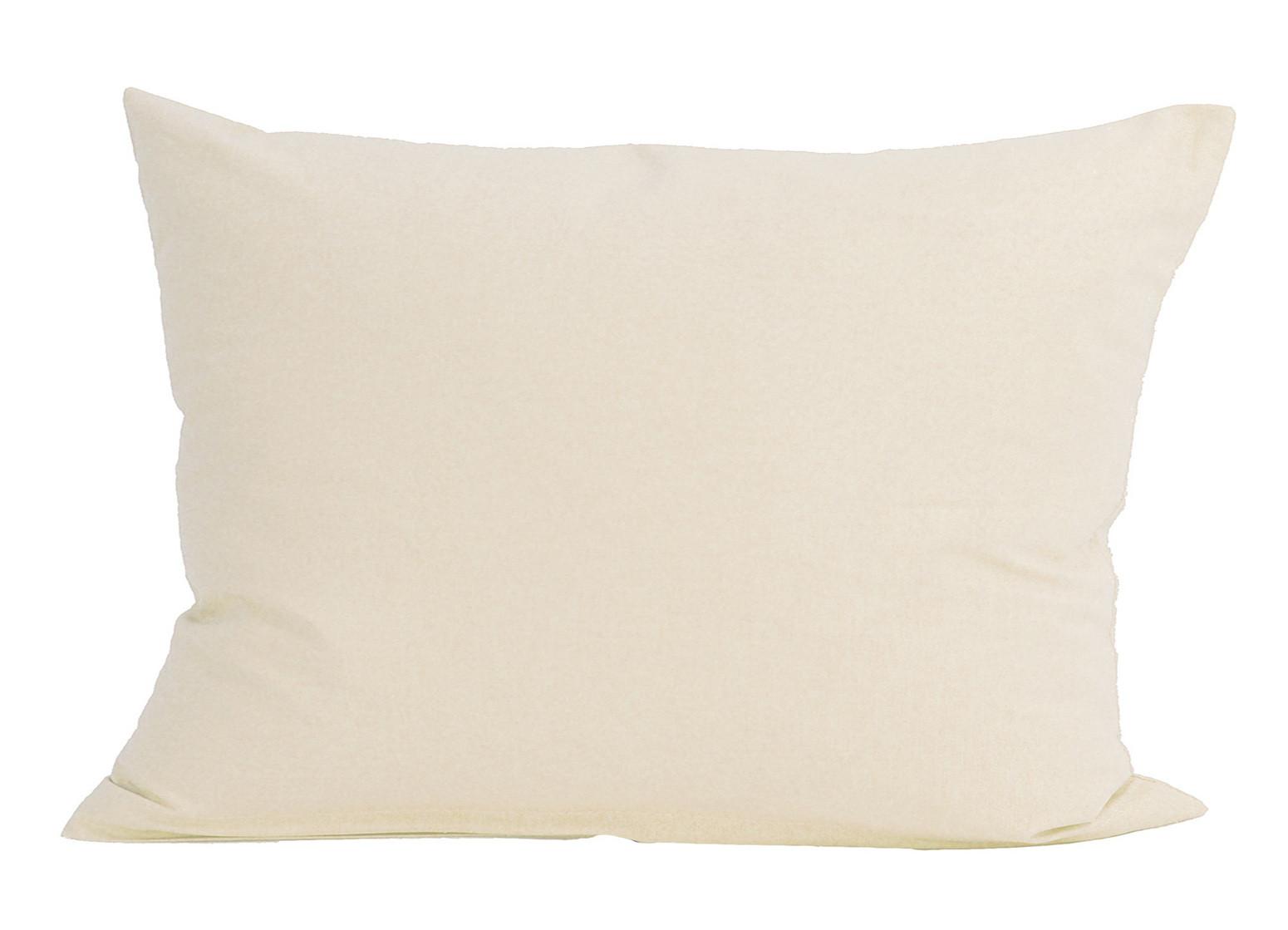 KISSENBEZUG Basic 100% Baumwolle natur 60/40 cm - Creme, Textil (40/60cm) - beties Heimtextil