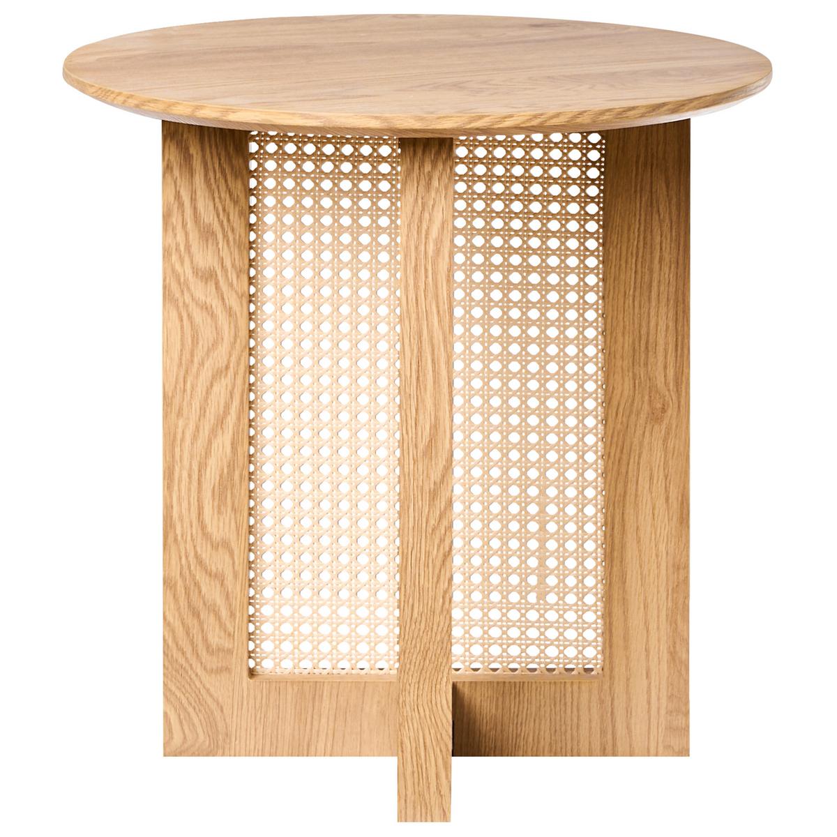 BEISTELLTISCH Braun Karlo - Hellbraun, Holzwerkstoff (50/50/50cm) - Beliani