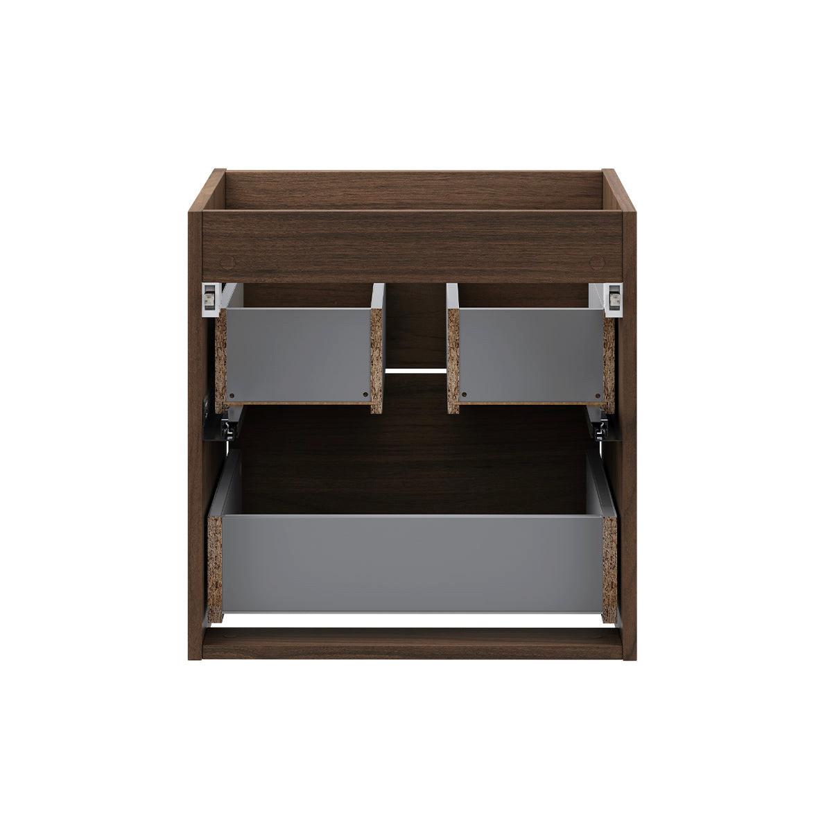 WASCHTISCHUNTERSCHRANK 50cm Edmé Dunkles Holz - Dunkelbraun, Holzwerkstoff (50/50/46cm) - Petits-meubles