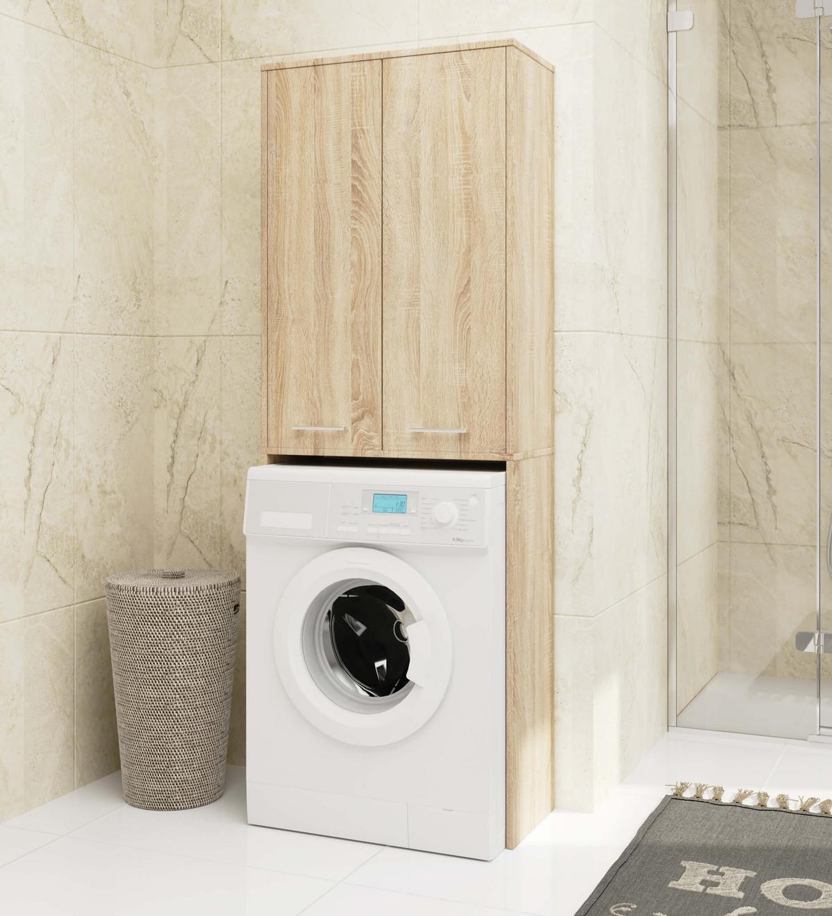 BADKOMMODE Eiche Sonoma 180/64/30 - Sonoma Eiche, Holzwerkstoff (64/180/30cm) - RAUMHIRSCH FURNITURE
